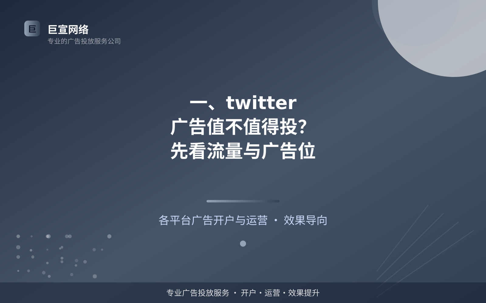 一、twitter 广告值不值得投?先看流量与广告位(投放总览) twitter广告投放:twitter如何开通推广账户?